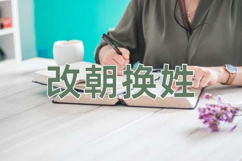 成语改朝换姓