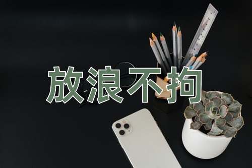 成语放浪不拘