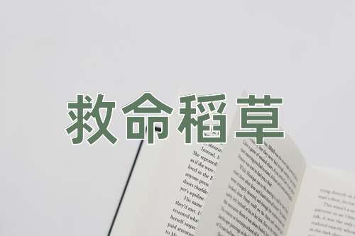 成语救命稻草