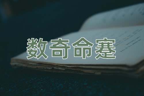 成语数奇命蹇