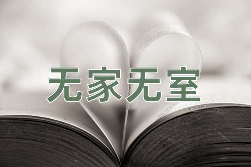 成语无家无室