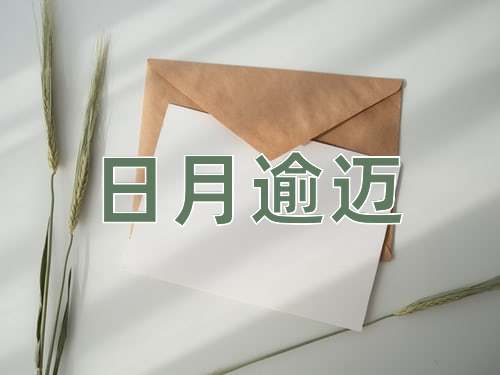 成语日月逾迈