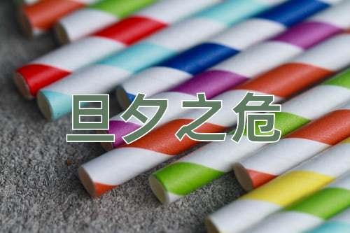 成语旦夕之危