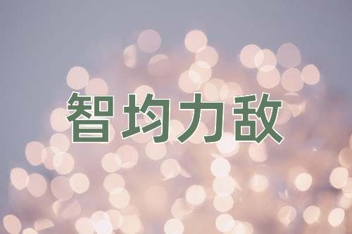成语智均力敌