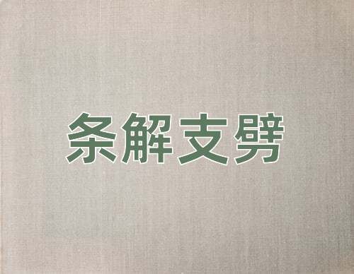 成语条解支劈