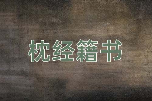 成语枕经籍书