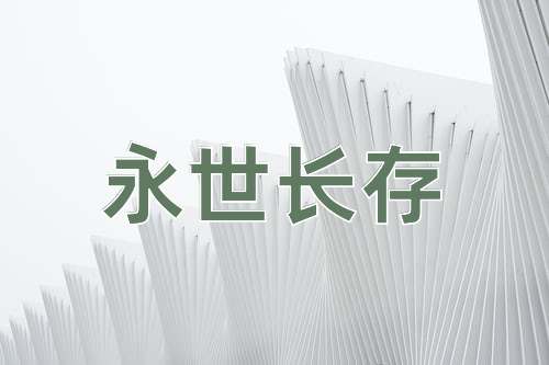 成语永世长存