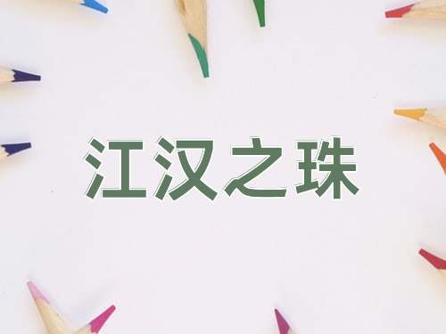 成语江汉之珠