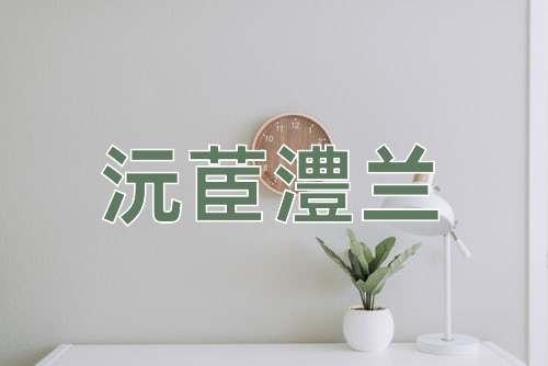 成语沅茞澧兰