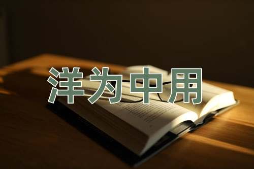 成语洋为中用
