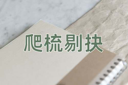 成语爬梳剔抉