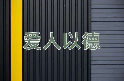 成语爱人以德