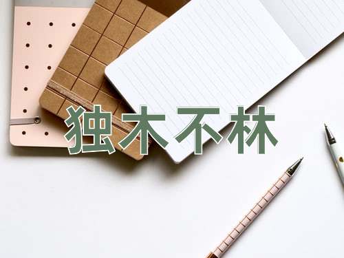 成语独木不林