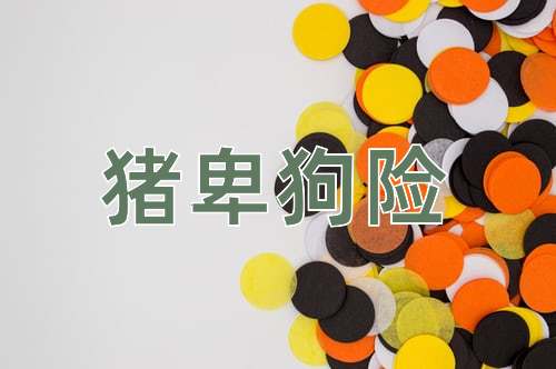 成语猪卑狗险