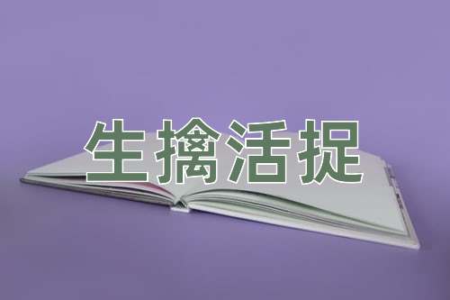 成语生擒活捉