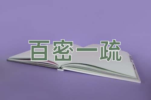 成语百密一疏