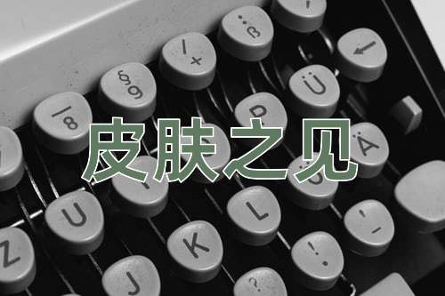 成语皮肤之见