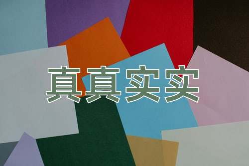 成语真真实实