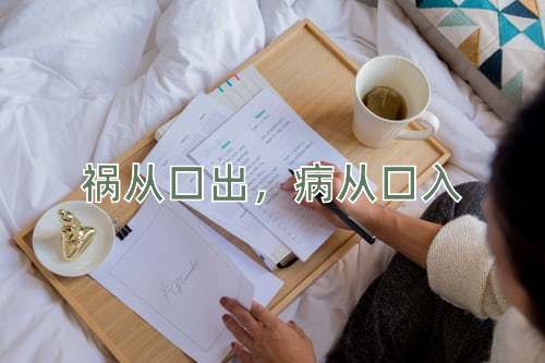 成语祸从口出，病从口入