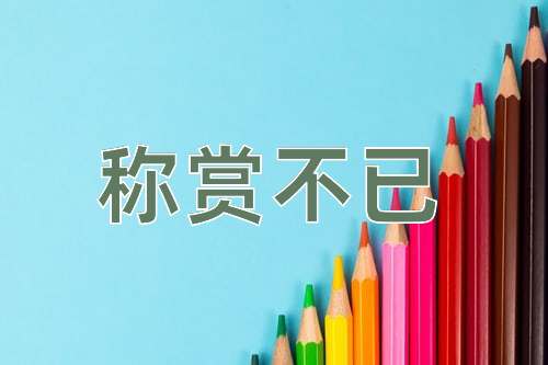 成语称赏不已