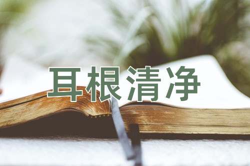 成语耳根清净
