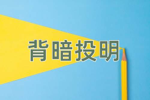 成语背暗投明