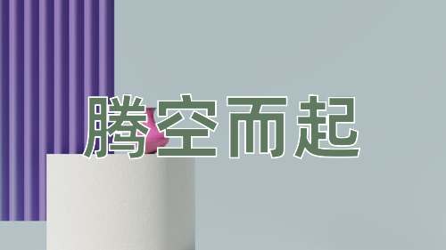 成语腾空而起