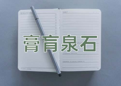 成语膏肓泉石