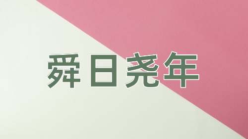成语舜日尧年