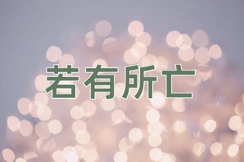 成语若有所亡