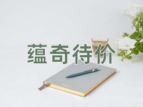 成语蕴奇待价