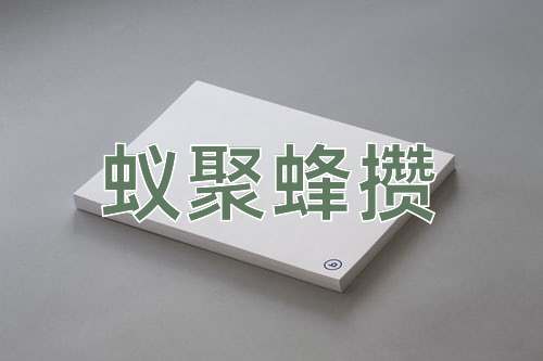 成语蚁聚蜂攒
