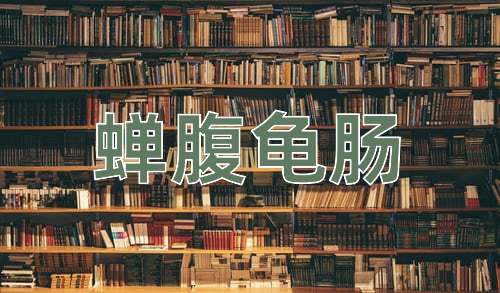 成语蝉腹龟肠