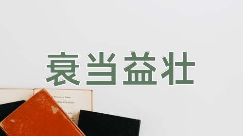 成语衰当益壮