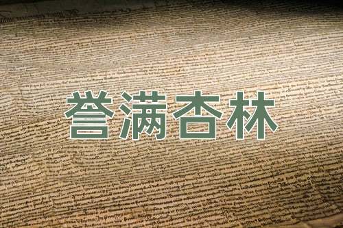 成语誉满杏林