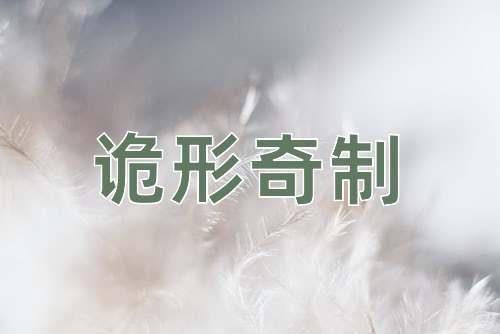 成语诡形奇制
