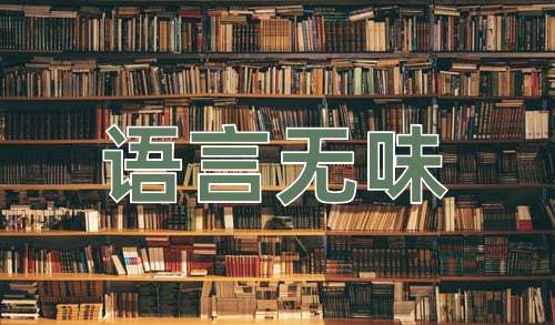 成语语言无味