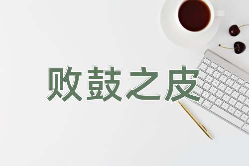 成语败鼓之皮