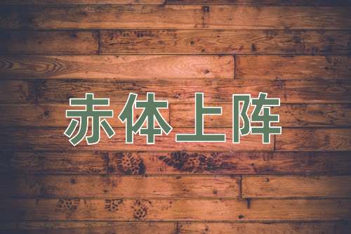 成语赤体上阵