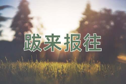 成语跋来报往