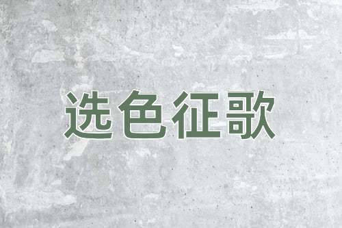 成语选色征歌