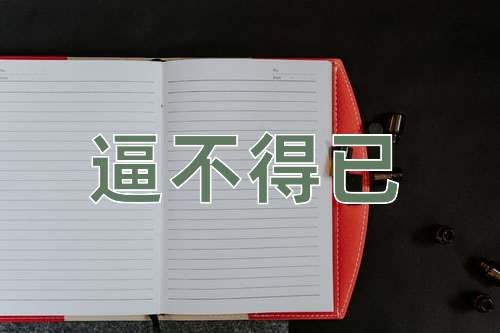 成语逼不得已