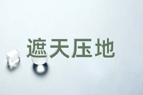 成语遮天压地