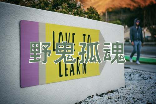 成语野鬼孤魂