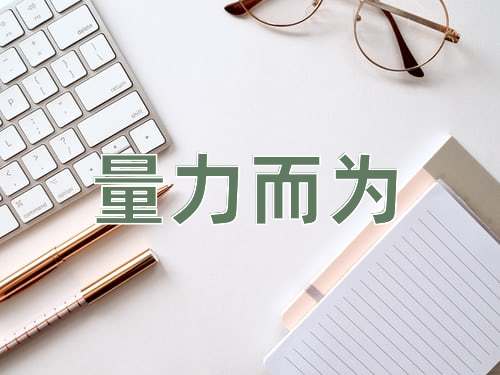 成语量力而为