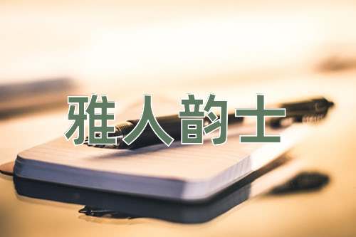 成语雅人韵士