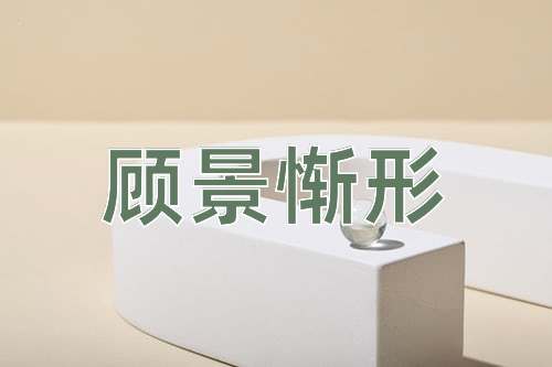 成语顾景惭形