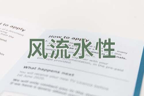 成语风流水性