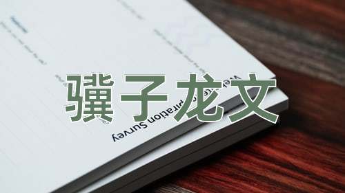 成语骥子龙文