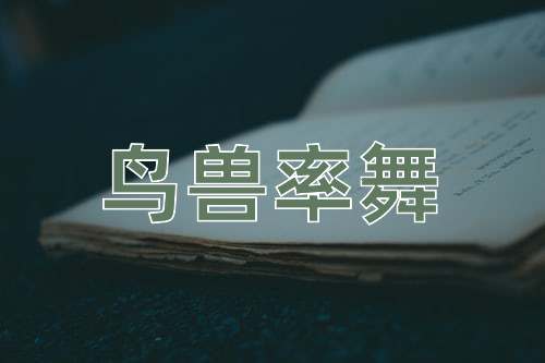成语鸟兽率舞
